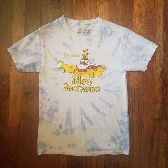 The Beatles Yellow Submarine Tye Dye Tee Music Band Tee 2020 Sz XS Cotton - Picture 10 of 13